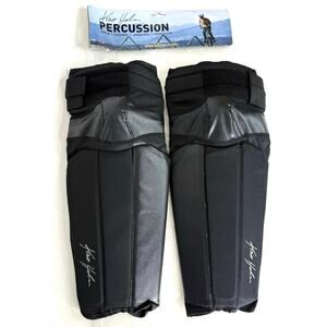 Kris Holm Percussion Leg Armor Unicycle Knee Pads Shin Guards M Medium Black NEW